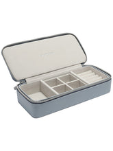 Stackers Large Travel Jewellery Box, Dusky Blue