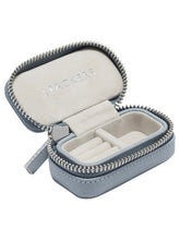 Stackers Petite Travel Jewellery Box, Dusky Blue