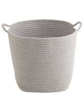 Great Little Trading Co Rope Storage Basket, Grey