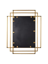 John LewisShanghai Wall Mirror, 90 x 70cm, Brass