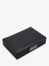 Stackers Lidded Cufflink Box, Black