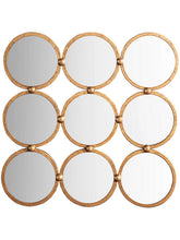 Gallery Direct Marlene Mirror, 69 x 69cm, Antique Gold Leaf