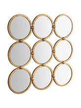 Gallery Direct Marlene Mirror, 69 x 69cm, Antique Gold Leaf