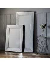 Gallery Direct Hampton Rectangular Leaner Mirror, 183 x 92cm, Silver