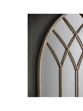 Gallery Direct Baptiste Arched Mirror, 95 x 50cm, Cream