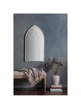 Gallery Direct Baptiste Arched Mirror, 95 x 50cm, Cream