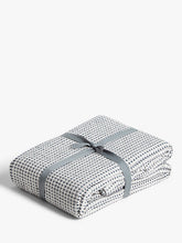 John LewisLinen Mix Waffle Bedspread, Navy