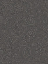 Cole & Son Malachite Wallpaper, 114/6012 Charcoal & Silver