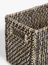 John LewisFusion Dark Rattan Open Basket, Small