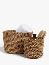 John LewisFusion Paper Rope Baskets, Set of 2