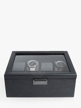 Stackers Glass 8 Watch Box, Black