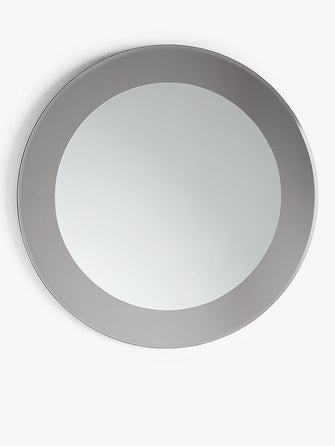 John LewisRok Layered Round Wall Mirror, Dia.80cm, Smoke