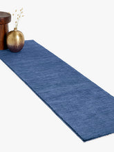 Gooch Luxury Hand Knotted Gabbeh Runner Rug, L240 x W72 cm, Navy