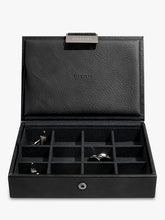 Stackers Men's Mini Watch & Cufflink Box, Black