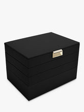 Stackers Classic 4 Layer Jewellery Box, Black