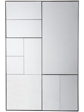 Gallery Direct Ampla Rectangular Mirror, 122 x 81cm, Black