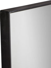 Gallery Direct Ampla Rectangular Mirror, 122 x 81cm, Black