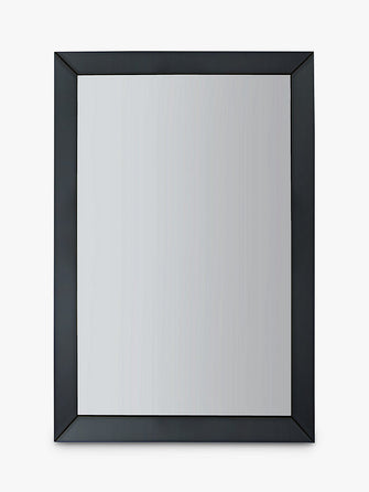 Gallery Direct Melanie Rectangular Wall Mirror, 91.5 x 61cm, Black