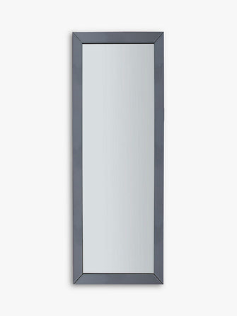 Gallery Direct Melanie Rectangular Wall Mirror, 142.5 x 51 x 4cm, Grey