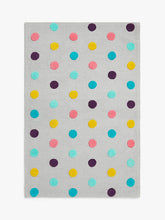 little home at John Lewis Pom Pom Rug, Multi, L180 x W120cm