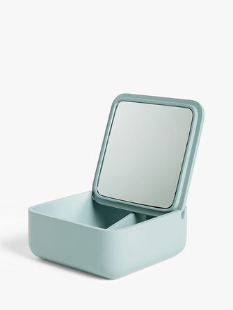 John LewisSquare Resin Jewellery Box with Mirror