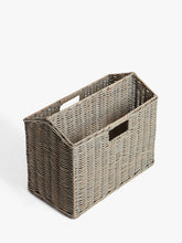 John Lewis ANYDAYRattan Magazine Rack, Grey