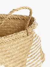 John LewisWhite Pattern Seagrass Basket