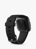 Fitbit Versa 2 Health & Fitness Smartwatch with Heart Rate Monitor, Black/Carbon