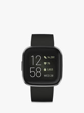 Fitbit Versa 2 Health & Fitness Smartwatch with Heart Rate Monitor, Black/Carbon