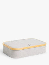 John LewisBamboo Rim Divided Storage Box, Grey