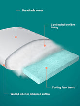 Kally Sleep Cooling Standard Pillow, Medium/Firm