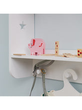 Great Little Trading Co Star Bright Landscape Wall Shelves and Hooks, White