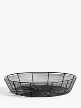 John LewisWire Serving Basket, Black, Large