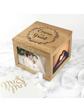 Treat Republic Personalised Oak Photo Keepsake Box