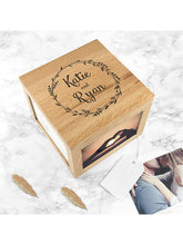 Treat Republic Personalised Oak Photo Keepsake Box