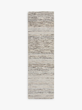 John LewisScandi Sketch Stripe Runner Rug, L240 x W70 cm, Natural