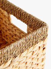 John LewisWater Hyacinth Storage Basket with Contrast Trim