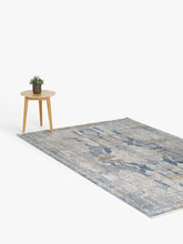 Gooch Luxury Distressed Ornate Rug, L340 x W240 cm, Blue