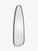 Gallery Direct Rounded Triangle Metal Wall Mirror, 155 x 50cm, Pewter