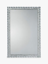 Gallery Direct Crystal Frame Rectangular Wall Mirror, 90 x 60cm