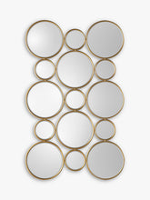 Gallery Direct Circles Wall Mirror, 91 x 56cm, Gold