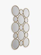 Gallery Direct Circles Wall Mirror, 91 x 56cm, Gold