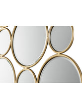 Gallery Direct Circles Wall Mirror, 91 x 56cm, Gold