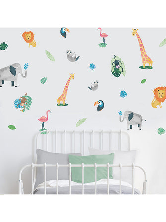 little home at John Lewis Safari & Friends Wall Stickers, Multi