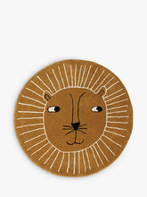 OYOY MINI Lion Rug, Brown, Dia.95cm