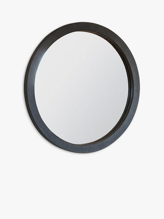 Gallery Direct Garfield Round Mirror, 61cm, Black