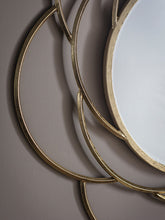 Gallery Direct Bloomsbury Round Metal Frame Mirror, 91cm, Gold