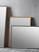 Gallery Direct Comet Rectangular Oak Wood Frame Mirror, 104 x 74cm, Natural