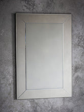 Gallery Direct Navona Rex Rectangular Glass Frame Mirror, 90 x 60cm, Clear