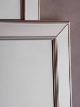 Gallery Direct Farrell Rectangular Wall Mirror, 109 x 78.5cm, Champagne